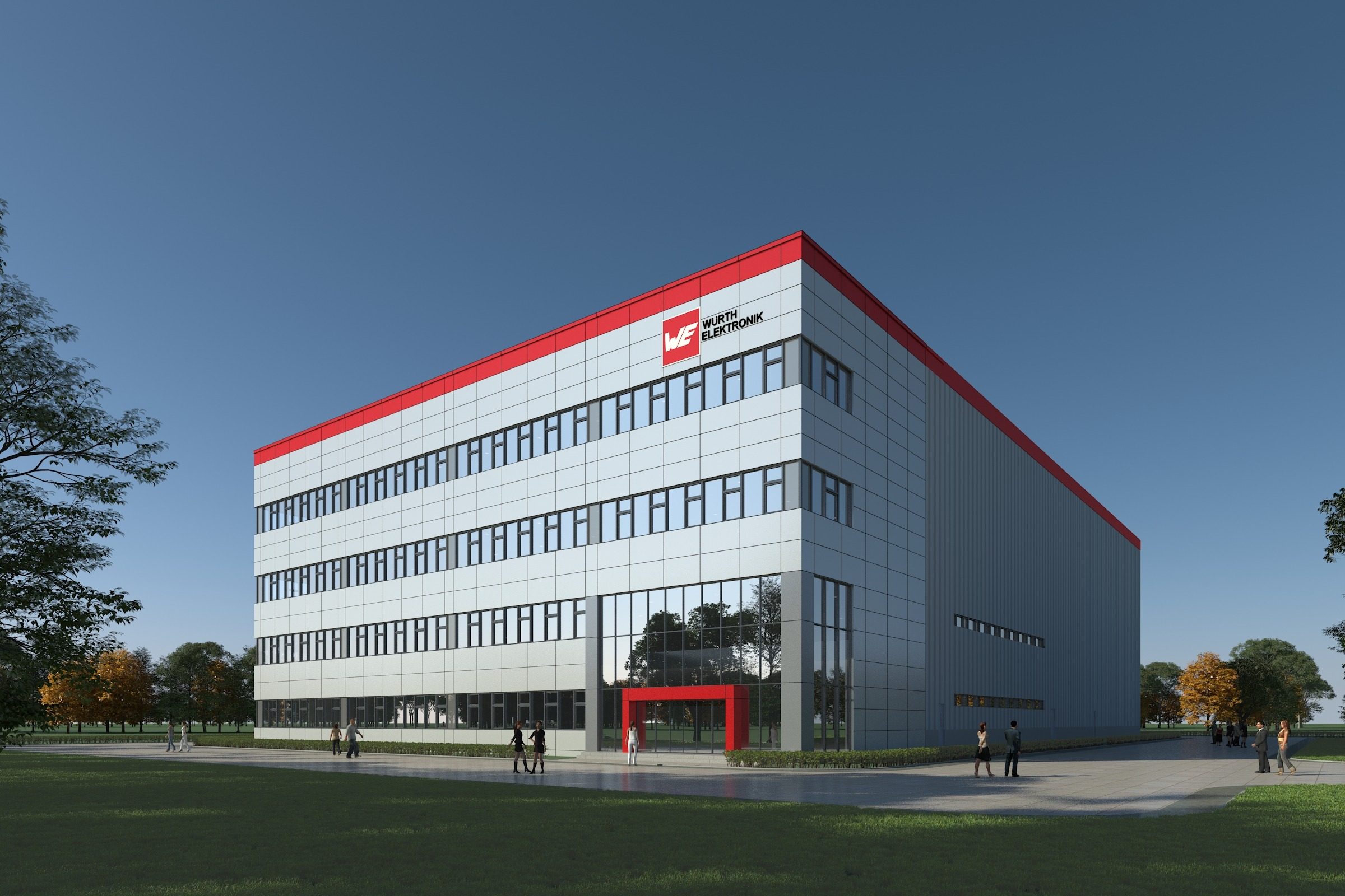 Company building Würth Elektronik eiSos at the Shenyang site